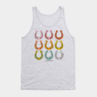 Rainbow Horseshoe Tank Top